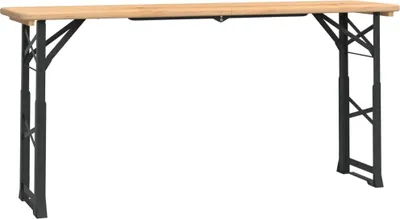 Produktbild von Biertisch Klappbar 170x50x75/105 cm Massivholz Tanne