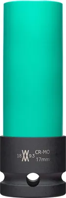 Produktbild von Kraft-Schoneinsatz 17mm für Alu-Felgen für Schlagschrauber von WIESEMANN 1893 I Kraft-Steckschlüssel-Satz I Schonnüsse I Impact Socket I 0,5 Zoll I 80294