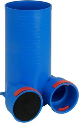 Produktbild von AERVIA Eckübergang DN125 / 2x75 Kunststoff