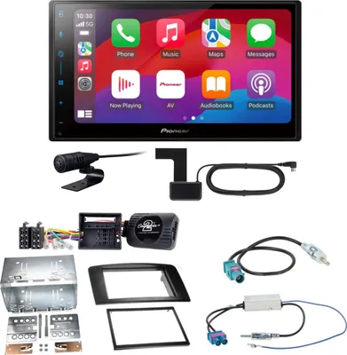 Produktbild von Pioneer SPH-DA77DAB CarPlay Android Auto DAB+ Einbauset für Mercedes ML W164