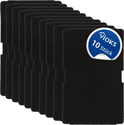 Produktbild von Sockelfilter 10x passend wie Beko 2964840200 Schwammfilter für Trockner