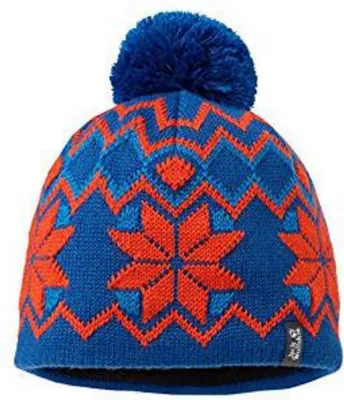 Produktbild von Jack Kinder Wolfskin Kids Nordic Pompom Cap Mütze Bommelmütze 1903961-1127 Größe S
