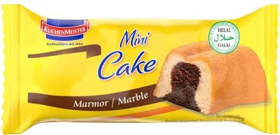Produktbild von KuchenMeister Mini Marmor Kuchen Mini Cake Marble 35g 27er Pack