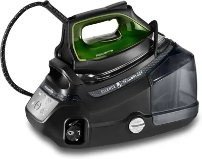 Produktbild von Rowenta Dampfbügelstation Silence Steam Pro,Bügeleisen,Bügelstationen mit Dampfstation,Dampf 1300,00 ml Wassertank 1,3L Tank abnehmbar,Dampfbügeleisen