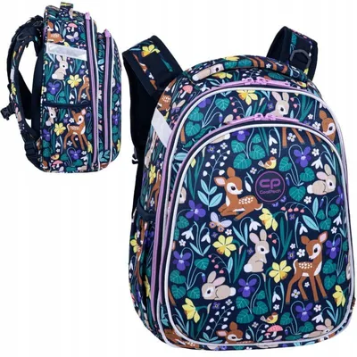 Immagine prodotto di Zaino COOLPACK TURTLE, zainetto scolastico doppio OH MY DEER, 25 L