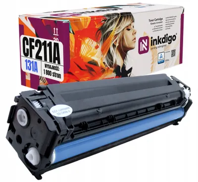 Produktbild von Inkdigo Toner CF211A für HP LaserJet Pro 200 Color M251n, M251nw, M276n, M276nw – Cyan, 1800 Seiten,