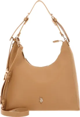 Immagine prodotto di U.S. POLO ASSN. borsa a tracolla borsetta Jones Hobo Bag Biscuit marrone chiaro
