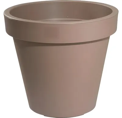 Productafbeelding van Bloempot Ek rond 50x50x44 cm mokka Nampook