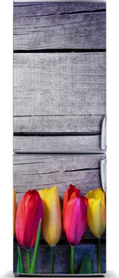 Produktbild von Tulup Kühlschrankdekoration - Magnetmatte - 70 cm x 190 cm - Magnet auf dem Kühlschrank - Bunte Tulpen