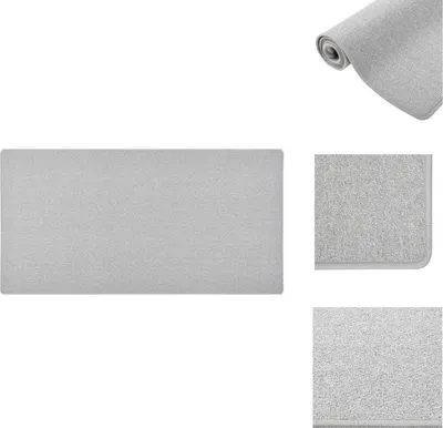 Image de vidaXL Tapis Gris clair 80x150 cm - Tapis