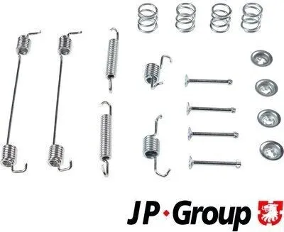 Produktbild von JP GROUP Zubehörsatz Bremsbacken 6163950110 Hinten für SMART FORTWO Coupe (451)