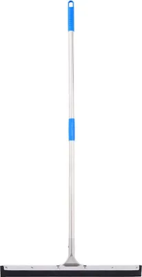 Zdjęcie produktu dla vidaXL Ściągaczka do podłóg z trzonkiem 45x122,5 cm stal i guma