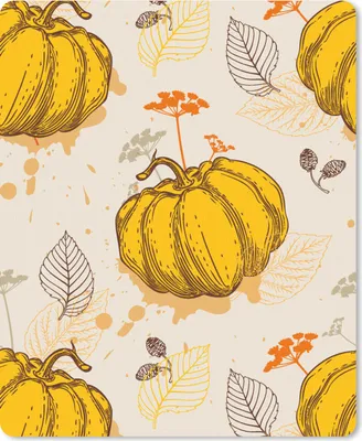 Produktbild von MuchoWow® Mauspad Mousepad Kürbis - Herbst - Muster 30x40 cm - Mousepads - Maus Mat - Pad - Mausunterlage - Mausmatten