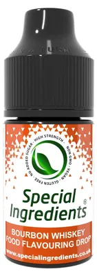 Produktbild von Special Ingredients Flavor Drops Bourbon Whiskey 500 ML, Hochdosiertes Lebensmittelaroma, Geschmackstropfen für Backen, Speisen und Getränke