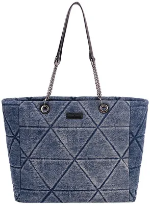 Produktbild von David Jones Kunstleder-Handtasche "Nina" - Jeans - Damen