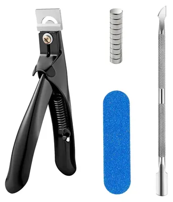 Produktbild von Nagelknipser Set 13-teilig Edelstahl für Kunstnägel Gelnägel Maniküre