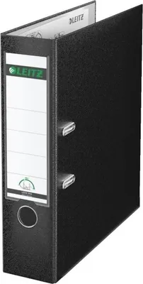Obrázek produktu pro Leitz 180° Plastic Lever Arch File, A4, Plast, Černá, Texturovaný povrch, 600 listy, 80 g/m²