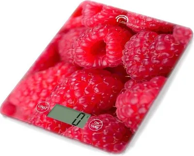 Image de Balance de cuisine electronique 5kg-1g rouge - Little Balance - 8102 - framboise