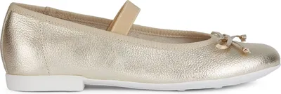 Produktbild von Geox Mädchen Jr Plie' D Ballet Flat, Platinum, 34 EU