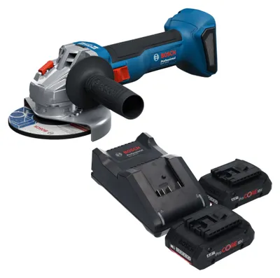 Zdjęcie produktu dla Bosch GWS 18V-8 Professional akumulatorowa szlifierka kątowa 18 V 125 mm bezszczotkowa ( 06019N9000 ) Solo - bez akumulatora, bez ładowarki