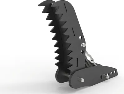 Produktbild von Joma-Tech Baggerdaumen für Minibagger 3-5t, Niederhalter mechanisch, Oberlenker
