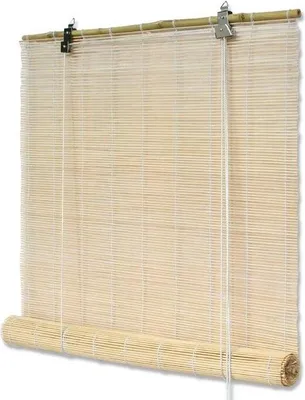 Produktbild von Interdeco Bambusrollo / Rollo Natur, Typ Mariko, Breite x Höhe 120 x 160 cm
