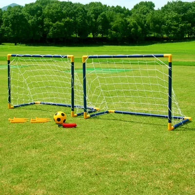 Produktbild von Set Mit 2 Tore 85X60X42Cm + Ball + Pumpe