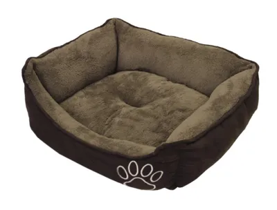 Produktbild von Nobby 60866, Nest-Haustierbett, Drinnen, Hund, Braun, Quadratisch, Einfarbig