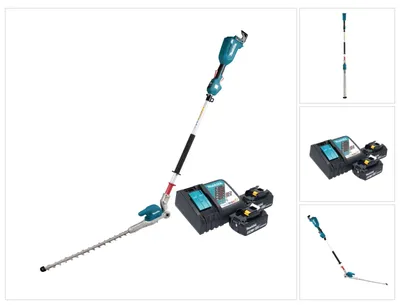 Image de Makita DUN 500 WRG2 Taille-haies sans fil 18 V 50 cm Brushless + 2x batterie 6,0 Ah + chargeur