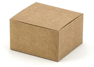 Zdjęcie produktu dla Pudełka, papier pakowy, 6 x 5,5 x 3,5 cm (1 pudełko / 50 opakowań) (1 opakowanie / 10 sztuk)