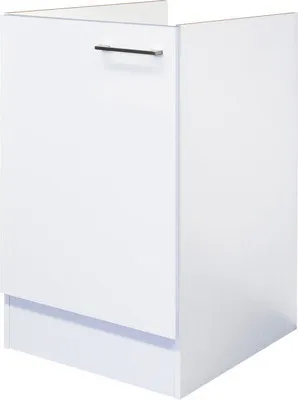 Obrázok produktu pre Kuchynská skrinka pod drez Flex Well Varo ŠxHxV 50 x 57 x 82 cm čelo biela matná korpus biela