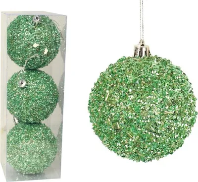 Image de Lot de 3 boules brillantes