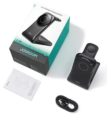 Obrázok produktu pre JOYROOM JR-W15, Vnútorný, USB, Bezdrôtové nabíjanie, Čierna