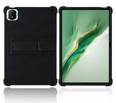 Obrázek produktu pro Tableta Pouzdro pro Honor MagicPad 3 /MagicPad 3 Pro, nárazuvzdorné měkké silikonové ochranné pouzdro se stojánkem Černá