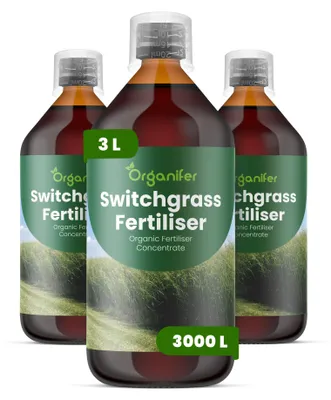 Produktbild von Flüssigdünger Für Switchgrass 3x1L – 2-1-8 NPK – Flüssig-Pflanzendünger Für Switchgrass – Organifer