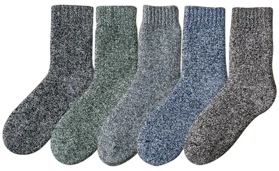 Produktbild von Jeasona Dicke Socken Damen Wollsocken Warme Socken Thermo Wintersocken Socken Damen Stricksocken Geschenke für den Winter