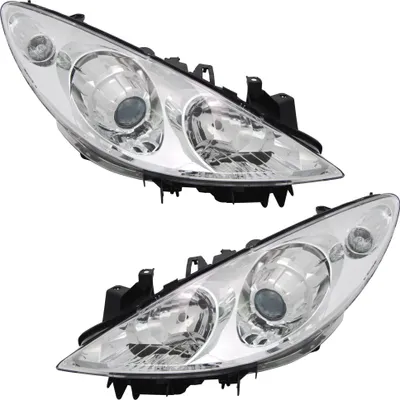 Produktbild von TYC Scheinwerfer Set für Peugeot 307 CC 6/2005-8/2007 LWR Stellmotor Motor H1 H7