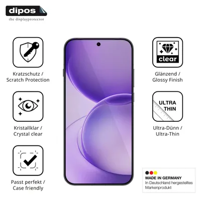 Immagine prodotto di 4x Pellicola Protettiva per Oppo Reno16 Pro Protezione Schermo Claro Display dipos