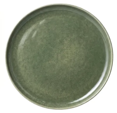 Productafbeelding van Keramische, ondiepe schaal Olive, 27x26 cm – groen, Clay