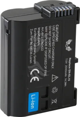 Produktbild von SK Akku für Nikon EN-EL15c | 2040mAh | EN-EL15b EN-EL15 Zf Z8 Z7 II D850 D7500