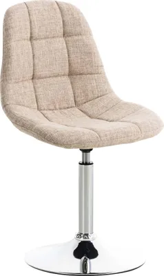 Produktbild von CLP Stuhl Emil Stoff drehbar creme