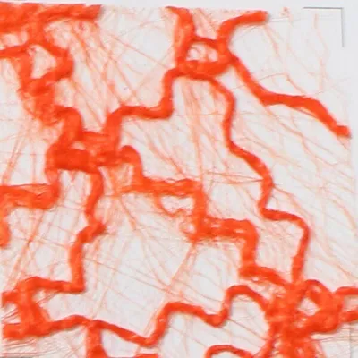 Produktbild von 10m Sizotwist ® Tischband Tischläufer Faserseide 30cm Tischdeko, Farbe:orange