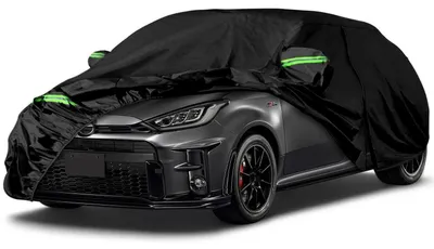Image de Housse de protection imperméable pour Toyota Yaris Vitz XP130/XP210, modèles de 2011 à 2025, type garage complet, protection contre la poussière, utilisation en extérieur, protection UV