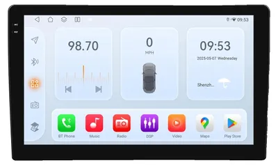 Produktbild von Autoradio, Displaygröße, Smartphone-Kompatibilität, QS6(6G 64G 8KERN)
