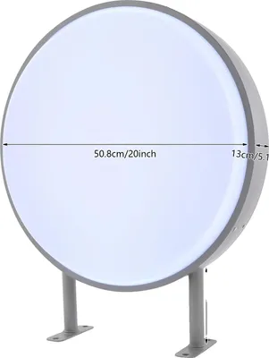 Produktbild von Lichtbox, doppelseitiges Design, wasserdichte Konstruktion, WEISS