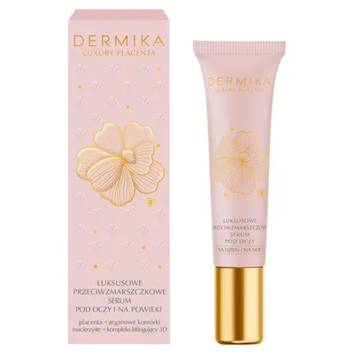 Produktbild von Dermika Luxury Placenta s Anti-Falten-Augen- und Augenlidserum 15 ml