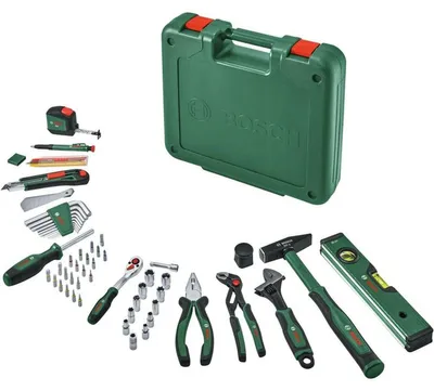 Immagine prodotto di Set di utensili Bosch per uso professionale, 63 pezzi.