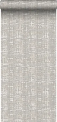 Immagine prodotto di Sanders & Sanders carta da parati liscia con effetto struttura di lino tessuto grigio 53 cm x 10 m