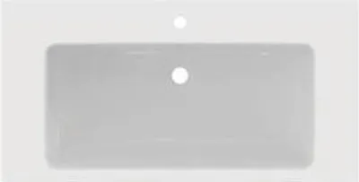 Produktbild von Möbelwaschtisch i.life B m ÜL 1 Hahnloch 1010x515x180mm weiß 1010 x 515 x 180 mm weiß