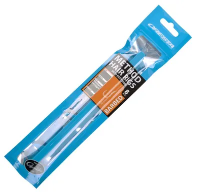 Produktbild von Cresta Method Hair Rigs + Stop - 8 gebundene Angelhaken, Gr./Durchmesser/Tragkraft:Gr. 12 /5.3kg /0.24mm
